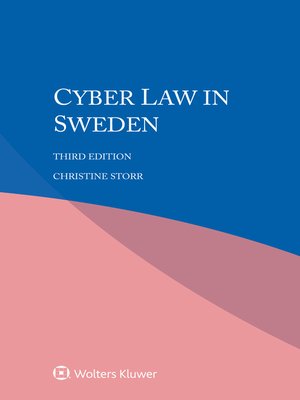 cover image of Cyber Law in Sweden